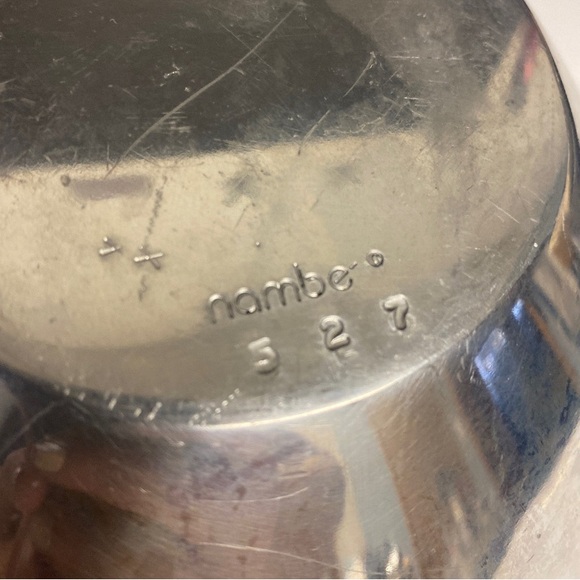 Nambé 527 Handmade Serving Bowl Tri Corner Dish Made of Aluminum Alloy Metal - Picture 11 of 11